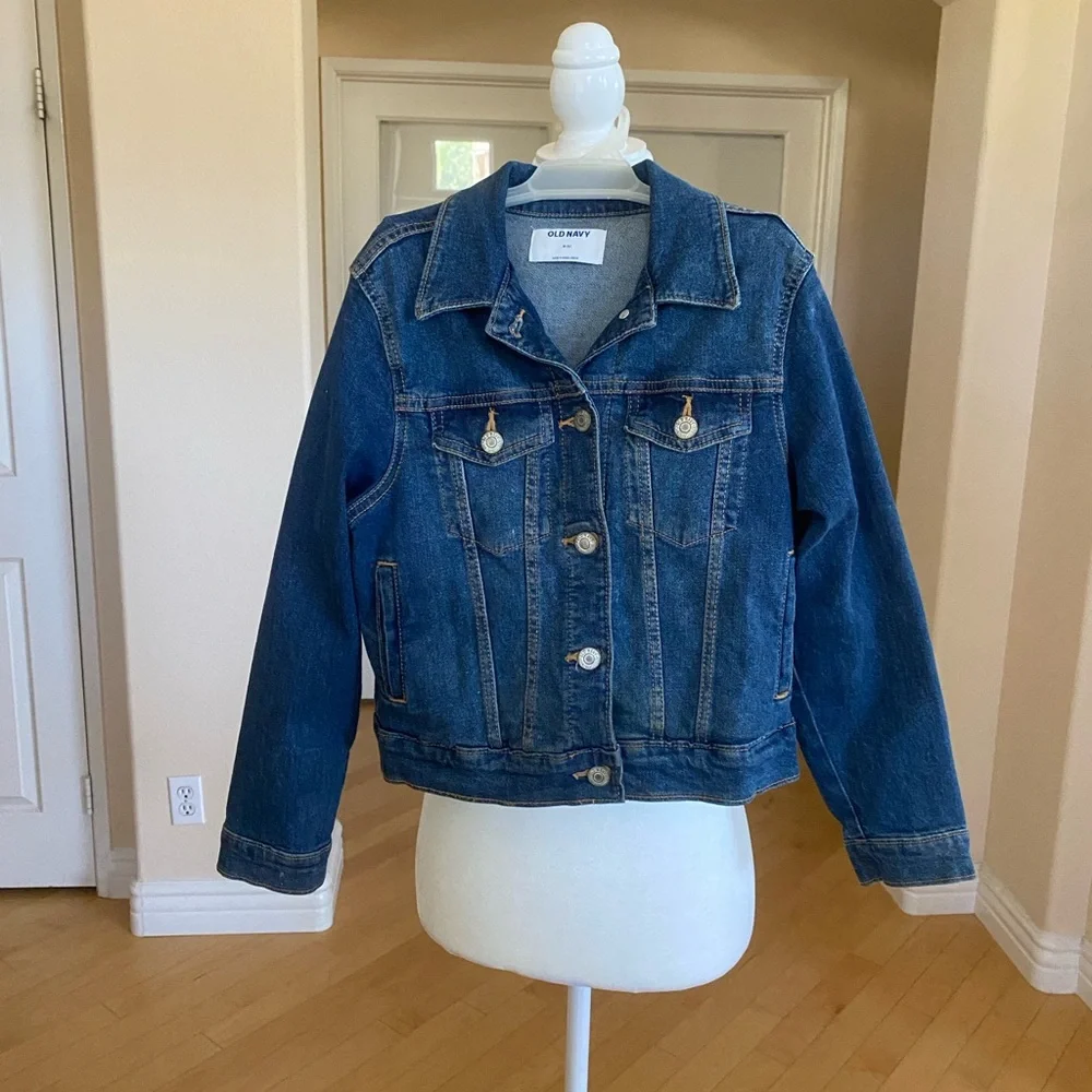 Old Navy Kids Classic Blue Jean Jacket Timeless Design